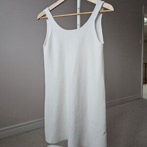 Zara White Knit Strap Dress